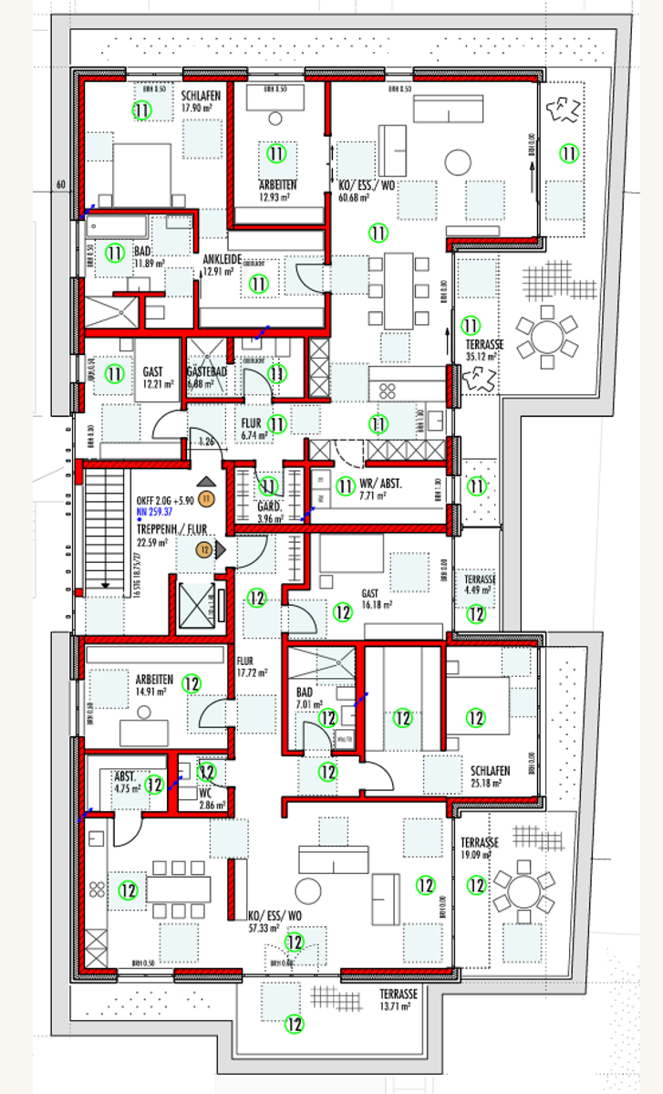 Grundriss Dachgeschoss